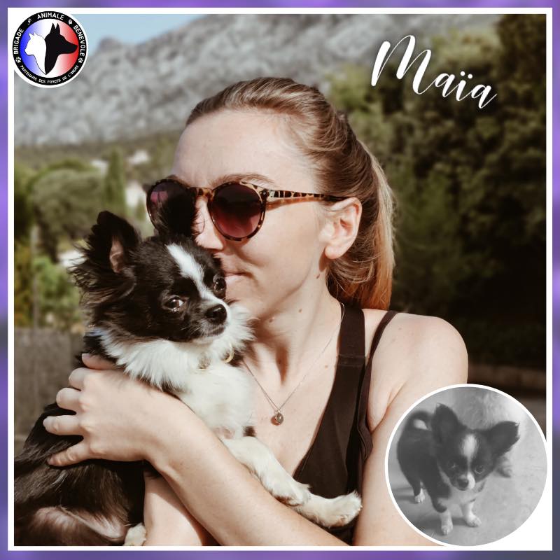 maia et son adoptante