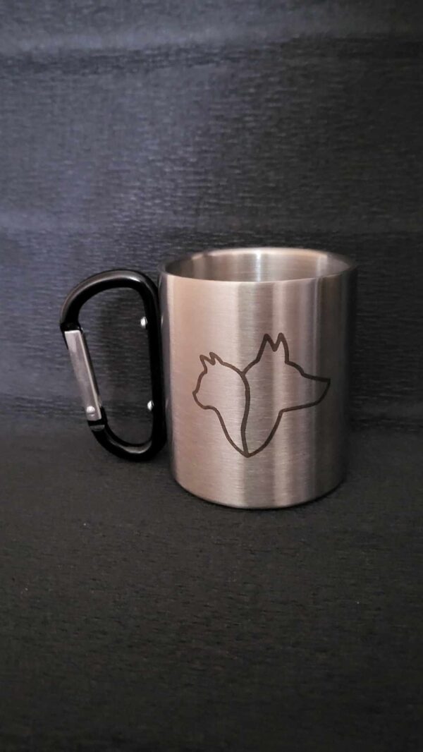 tasse alu gros plan brigade animale bénévole