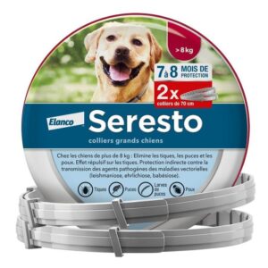 Don matériel : Seresto Collier Antiparasitaire Grand Chien x2