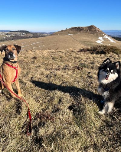 naya et son copain à la montagne